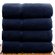 27" x 54" - 17 lbs/doz - 100% Turkish Cotton Navy Blue Bath Towel - Dobby Border-Robemart.com