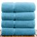 27" x 54" - 17 lbs/doz - %100 Turkish Cotton Aqua Blue Bath Towel - Dobby Border-Robemart.com