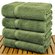 27" x 54" - 17 lbs/doz - %100 Turkish Cotton Moss Bath Towel - Dobby Border-Robemart.com