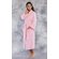 Premium 100% Turkish Cotton Pink Terry Kimono Bathrobe-Robemart.com