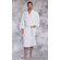 Premium 100% Turkish Cotton White Terry Kimono Bathrobe-Robemart.com