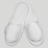 White Velcro Adjustable Velour Adult Slippers - 6 pack-Robemart.com