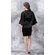 CLEARANCE Matron of Honor Clear Rhinestone Satin Kimono  Short Robe- Final Sale-Robemart.com