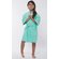 Mint Green Waffle Kimono Kid's Robe-Robemart.com