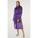 Purple Super Soft Tahoe Microfleece Shawl Collar Robe-Robemart.com