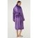 Purple Super Soft Tahoe Microfleece Shawl Collar Robe-Robemart.com