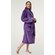 Purple Super Soft Tahoe Microfleece Shawl Collar Robe-Robemart.com