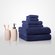 35"x 60" - 100% Turkish Cotton Navy Blue Terry Bath Towel-Robemart.com