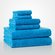 35"x 60" - 100% Turkish Cotton Turquoise Terry Bath Towel-Robemart.com