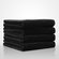 35" x 60" - 100% Turkish Cotton Terry Velour Black Pool / Beach Towel-Robemart.com