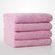 16" x 29" - 100% Turkish Cotton Pink Terry Hand Towel-Robemart.com