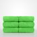 13" x 13" - 100% Turkish Cotton Lime Green Terry Washcloth  - 12 Pack (Dozen)-Robemart.com