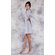 100% Chiffon Gray Nightgown-Robemart.com