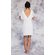 100% Chiffon Ivory Nightgown-Robemart.com
