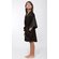 Black Satin Kimono Kid's Robe-Robemart.com