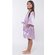 Lavender Satin Kimono Kid's Robe-Robemart.com