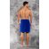 100% Cotton Men Royal Blue Terry Velour Cloth Body Wrap, Bath Towel Wrap-Robemart.com