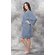 Waffle Kimono Gray Knee Length Robe Square Pattern FINAL SALE-Robemart.com