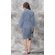 Waffle Kimono Gray Knee Length Robe Square Pattern FINAL SALE-Robemart.com