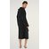 100% Turkish Cotton Black Heavy Weight Hooded Terry Bathrobe-Robemart.com