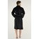 Black Super Soft Tahoe Microfleece Shawl Collar Robe-Robemart.com