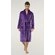 Purple Super Soft Tahoe Microfleece Shawl Collar Robe-Robemart.com