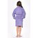 Lavender Plush Super Soft Fleece Shawl Kid's Robe-Robemart.com