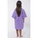 Lavender Waffle Kimono Kid's Robe-Robemart.com