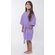 Lavender Waffle Kimono Kid's Robe-Robemart.com