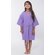 Lavender Waffle Kimono Kid's Robe-Robemart.com