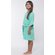 Mint Green Waffle Kimono Kid's Robe-Robemart.com