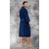 Premium 100% Turkish Cotton Navy Blue Terry Kimono Bathrobe-Robemart.com