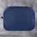 Navy Blue Waffle Large Makeup Bag-Robemart.com Navy Blue Waffle Large Makeup Bag-Robemart.com