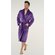 Purple Super Soft Tahoe Microfleece Shawl Collar Robe-Robemart.com