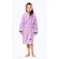 100% Turkish Cotton Lavender Hooded Terry Kid's Bathrobe-Robemart.com