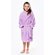 100% Turkish Cotton Lavender Hooded Terry Kid's Bathrobe-Robemart.com