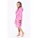 100% Turkish Cotton Pink Hooded Terry Kid's Bathrobe-Robemart.com