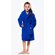 100% Turkish Cotton Royal Blue Hooded Terry Kid's Bathrobe-Robemart.com