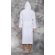 100% Turkish Cotton White Hooded Terry / Velour Bathrobe-Robemart.com