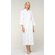 100% Turkish Cotton White Waffle Kimono Robe-Robemart.com