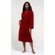 100% Turkish Cotton Wine Red Terry Kimono Bathrobe-Robemart.com