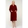 100% Turkish Cotton Wine Red Terry Kimono Bathrobe-Robemart.com