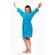 Turquoise Plush Super Soft Fleece Shawl Kid's Robe-Robemart.com