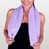 12" x 44"- 100% Turkish Cotton Lavender Gym Towel-Robemart.com