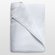 100% Turkish Cotton White 3 Stripe Bath Towel-Robemart.com
