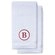 Wine Red Initial Premium Hand Towel Classic 16 X 30 Inch, Set of 2-Robemart.com