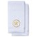 Gold Initial Premium Hand Towel Script 16 X 30 Inch, Set of 2-Robemart.com