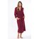 Cotton Burgundy Knit Kimono Robe-Robemart.com