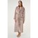 Blush Pink Plush Soft Warm Fleece Womens Robe-Robemart.com