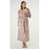 Blush Pink Plush Soft Warm Fleece Womens Robe-Robemart.com